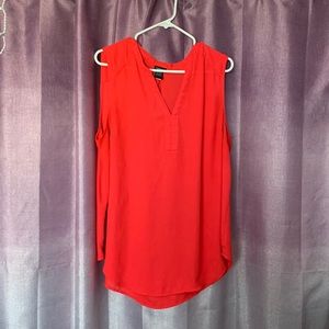 Torrid hot pink sleeveless blouse size 1